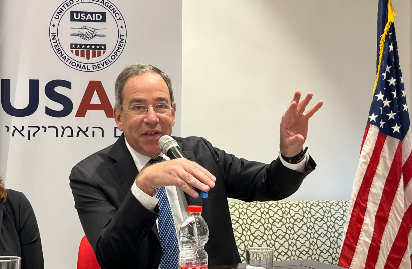  US Ambassador to the Israel Tom Nides on 9/28/2022. (photo credit: TOVAH LAZAROFF)