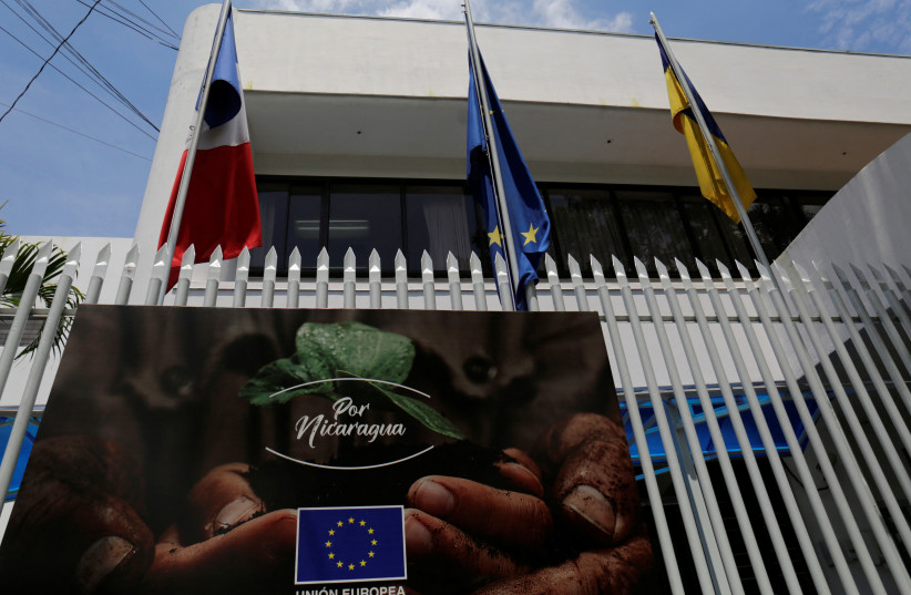  Nicaragua declares EU ambassador to country persona non grata -local media (photo credit: REUTERS)