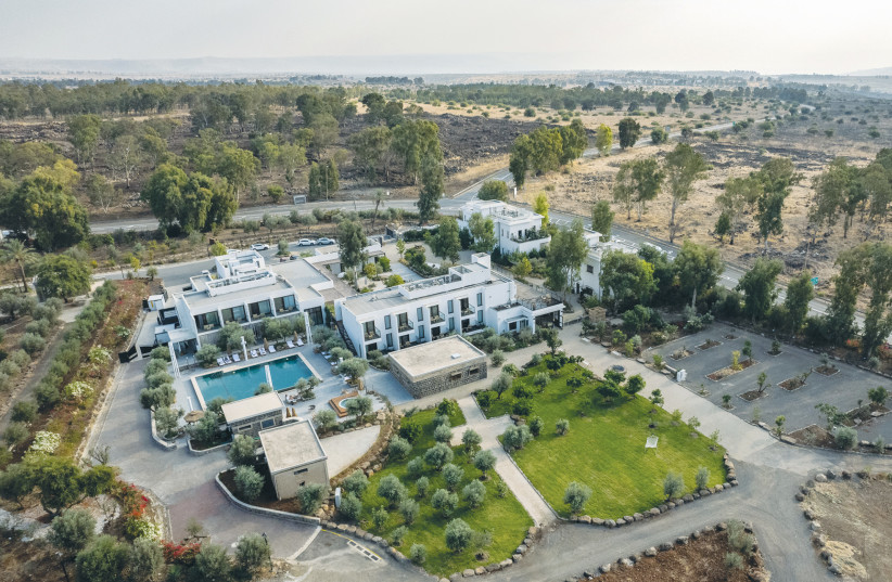  THE PEREH Hotel in Golan Heights – 28 dunams of peace and tranquility.   (photo credit: AYA BEN-EZRI)