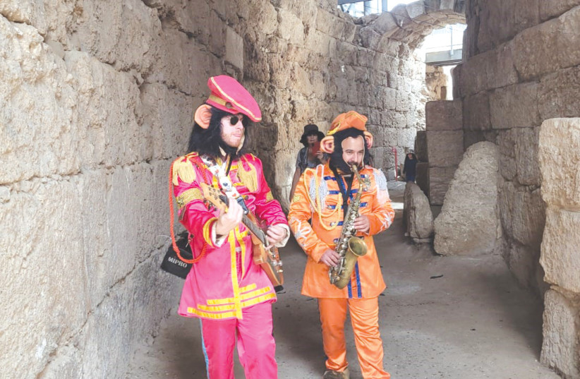  The Israel Parks and Nature Authority is providing some 150 street artists and musicians at seven sites located around the country, including Tzippori up north and Beit Guvrin in the center. (photo credit: Meno Greenspan/SPNI/Adar Stolero Malchi/SPNI)