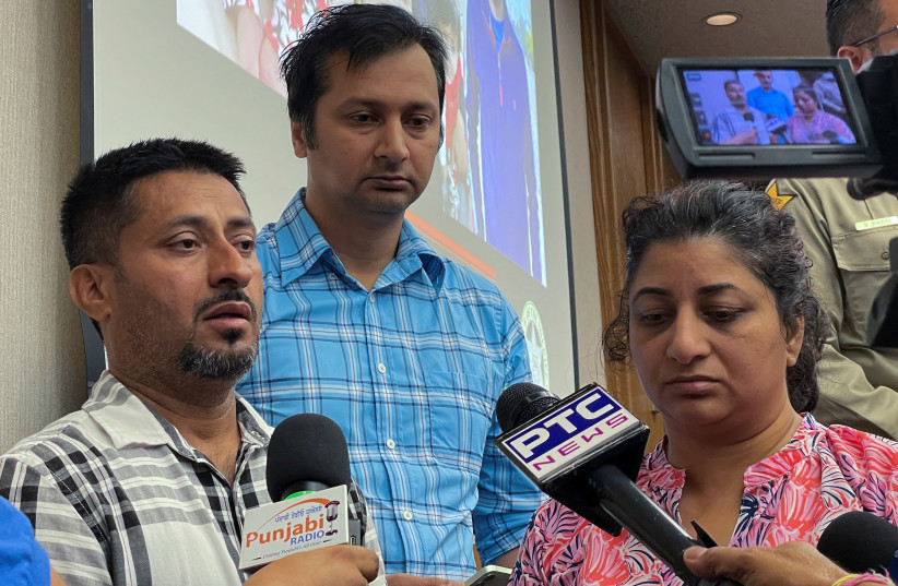  Relatives plea for family's safe return after kidnapping, in Merced (credit: REUTERS)