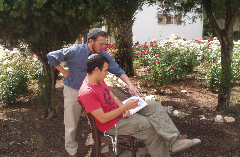  LEARNING AT THE Ma’ale Gilboa Yeshiva. (credit: Ma’ale Gilboa)