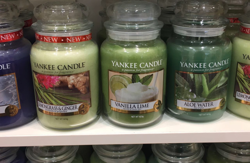 Scented Yankee Candles. (photo credit: ODELYAKNOWS)