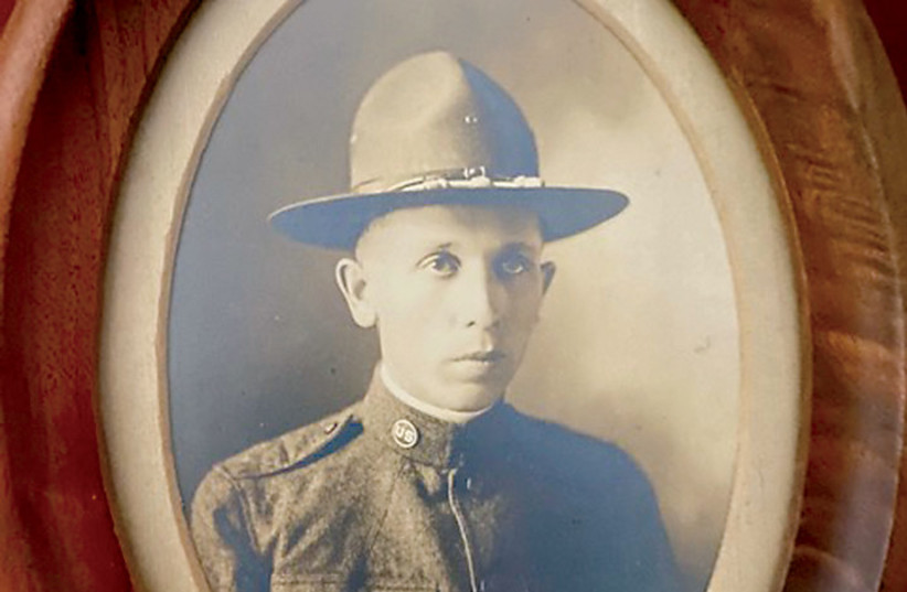 Allen’s father, Oscar Morganstern, in US Army uniform, during World War I. (credit: ALLEN MORGANSTERN)