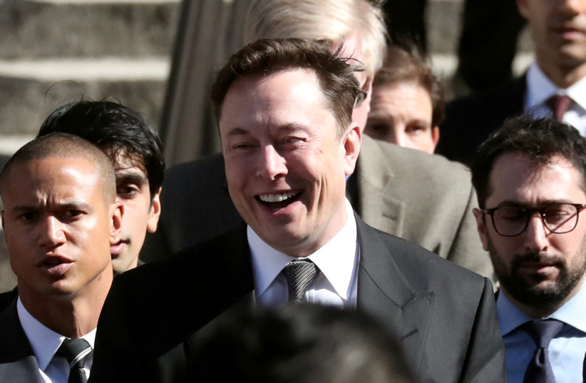 Tesla CEO Elon Musk leaves Manhattan federal court after a hearing on his fraud settlement with the Securities and Exchange Commission (SEC) in New York City, US, April 4, 2019. (credit: REUTERS/SHANNON STAPLETON/FILE PHOTO)