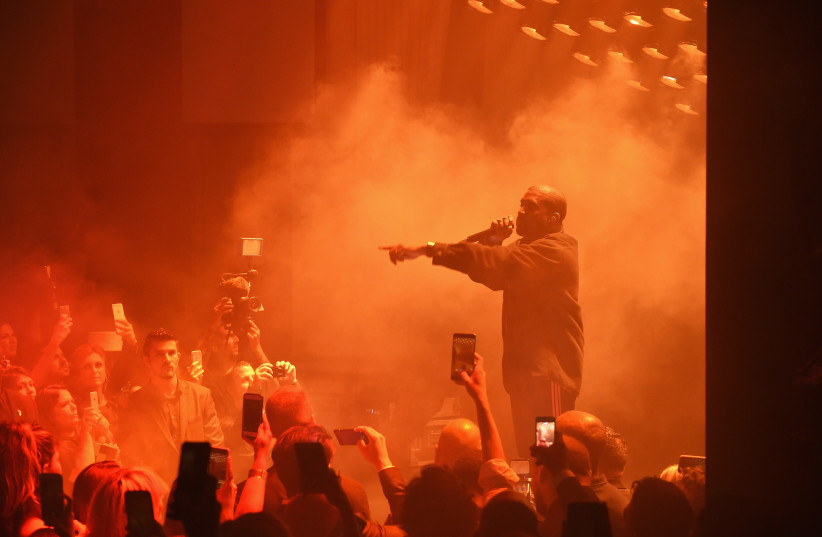 : Kanye West performs during Harper's Bazaar's celebration of ''ICONS By Carine Roitfeld'' presented by Infor, Laura Mercier, and Stella Artois at The Plaza Hotel on September 9, 2016 in New York City (credit: JAMIE MCCARTHY/GETTY IMAGES FOR HARPER'S BAZAAR)