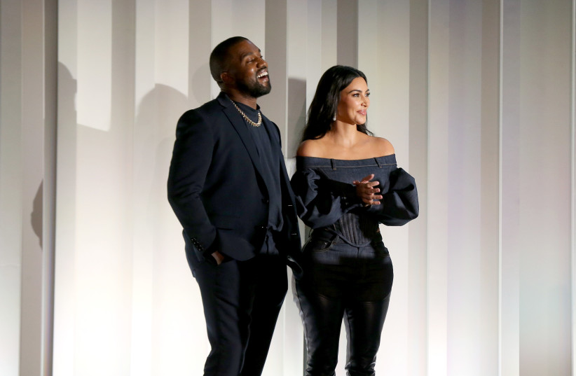  Kanye West and Kim Kardashian West are seen onstage during the WSJ. Magazine 2019 Innovator Awards sponsored by Harry Winston and Rémy Martin at MOMA on November 06, 2019 in New York City. (credit: BENNETT RAGLIN/GETTY IMAGES FOR WSJ. MAGAZINE INNOVATORS AWARDS)