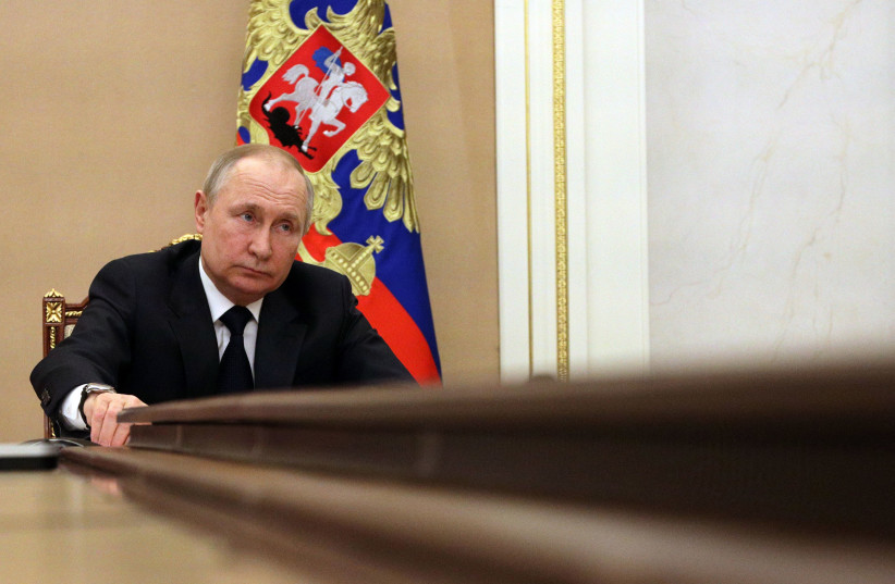  BURNS HAS spent his life studying Russia and Russian President Vladimir Putin. (credit: Mikhail Klimentyev/Sputnik/AFP via Getty Images)