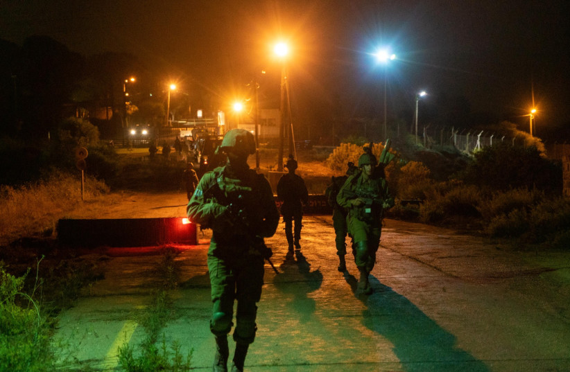  IDF operates in West Bank as part of Operation Break the Wave, October 21, 2022 (photo credit: IDF SPOKESPERSON'S UNIT)