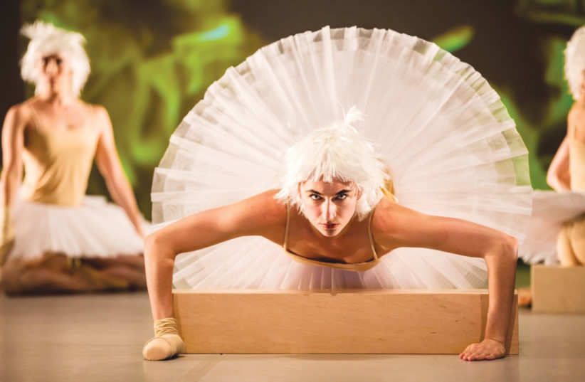  ‘THE SONG OF the Swan,’ by Canadian choreographer Marie Chouinard. (photo credit: JeanetteBa)