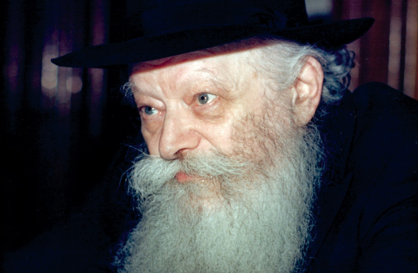  The Lubavitcher Rebbe, Menachem Mendel Schneerson. (credit: WIKIPEDIA)