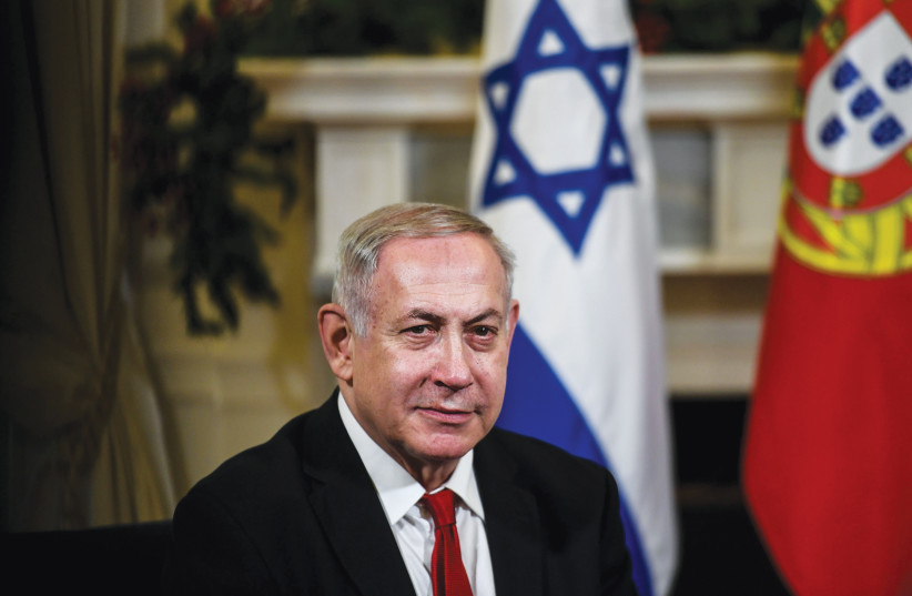  Likud leader MK Benjamin Netanyahu (credit: Patricia De Melo Moreira/AFP via Getty Images)