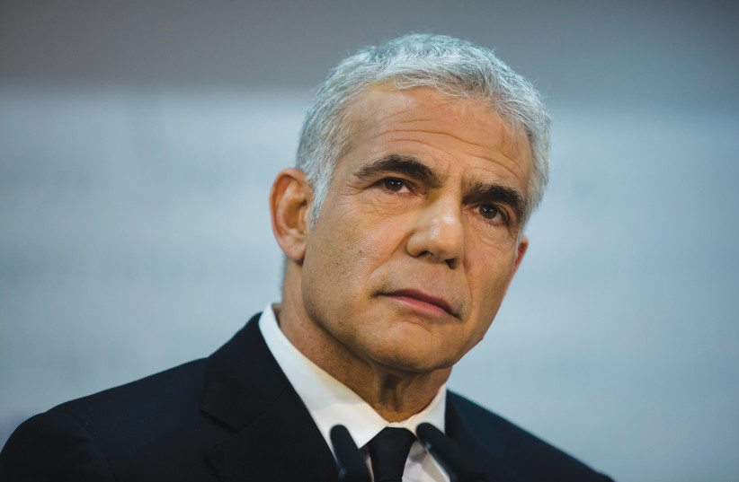  Yesh Atid leader, Israeli Prime Minister Yair Lapid (credit: Amir Levy/Getty Images)