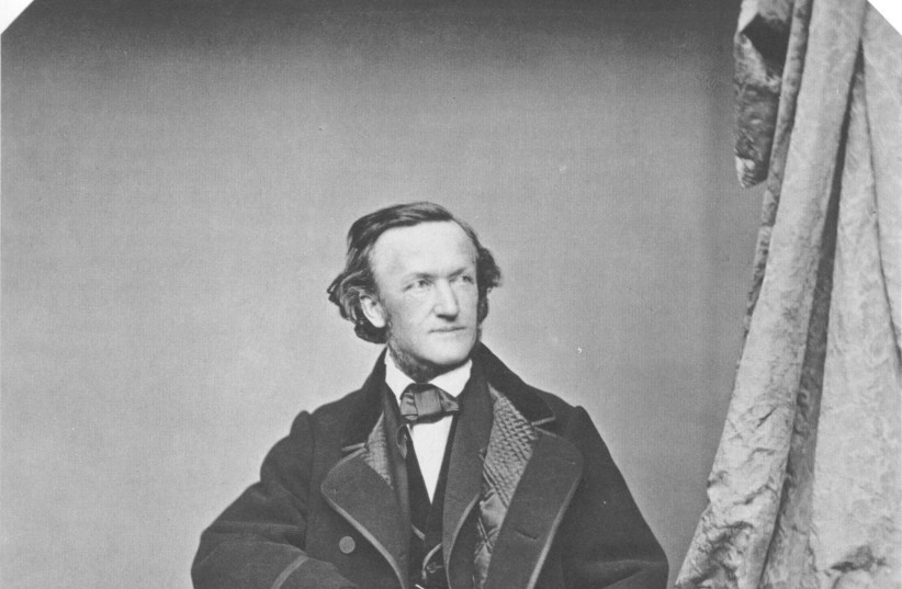  COMPOSER RICHARD WAGNER, Photographed by Franz Hanfstaengl (photo credit: Wikimedia Commons)