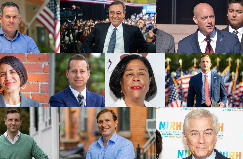  Meet the ten Jewish US House candidates in the 2022 midterm election. (photo credit: JTA)