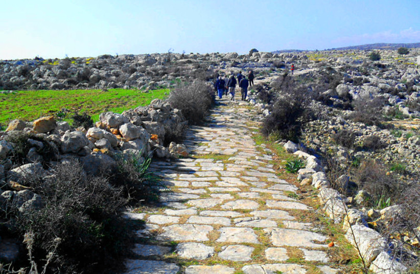  Roman road. (photo credit: Wikimedia Commons)