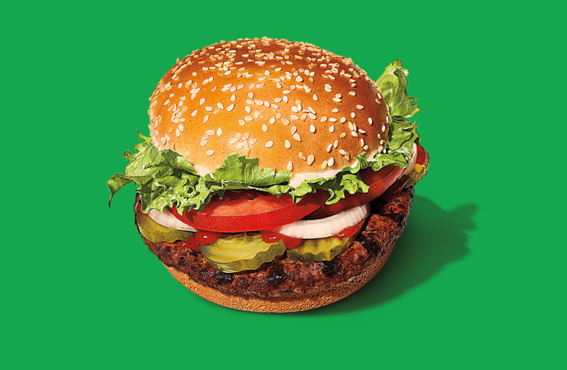  Veggie Whopper. (photo credit:  Burger King PR)