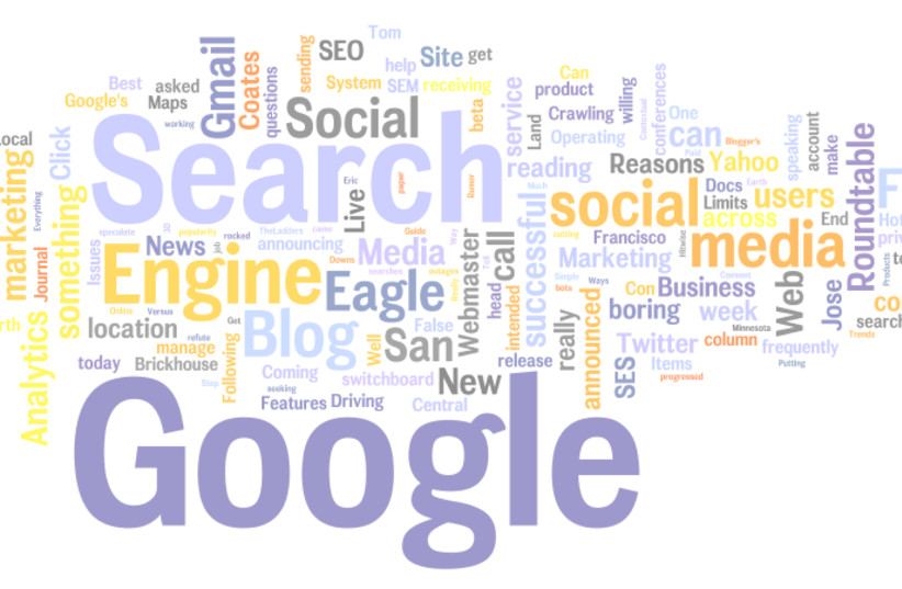  Search Engine Land search marketing blog word visualizations at Online Marketing Blog. (photo credit: TOPRANK MARKETING/FLICKR)