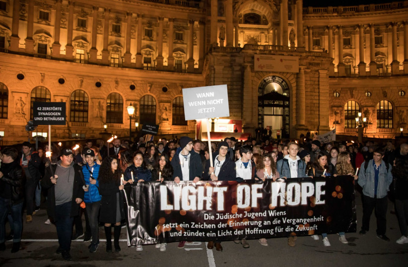  March of Light : 84 Years since Kristallnacht – commemoration events to be held in Jerusalem, Vienna and Dubai (photo credit: OURIEL MORGENSZTERN)