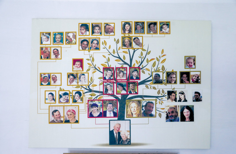 The family tree that keeps on growing: The writer and her late husband, Harry, and some of their offspring. (photo credit: MARC ISRAEL SELLEM)