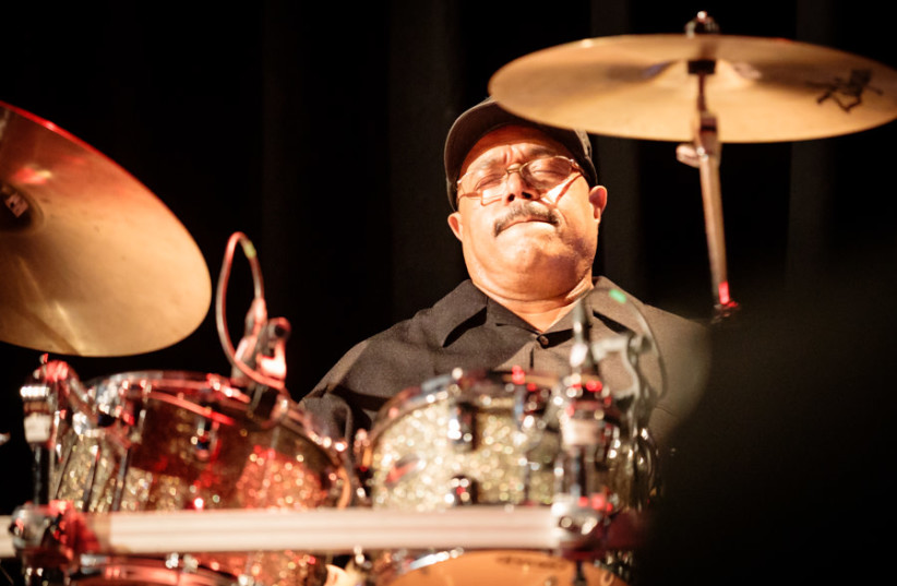  Dennis Chambers with Victor Wooten Trio at Cosmopolite. The concert took place on 27. October 2018 in Oslo. Lineup: Victor Wooten (bass guitar) Dennis Chambers (drums) Bob Franceschini (saxophone and flute). (credit: VIA WIKIMEDIA COMMONS)
