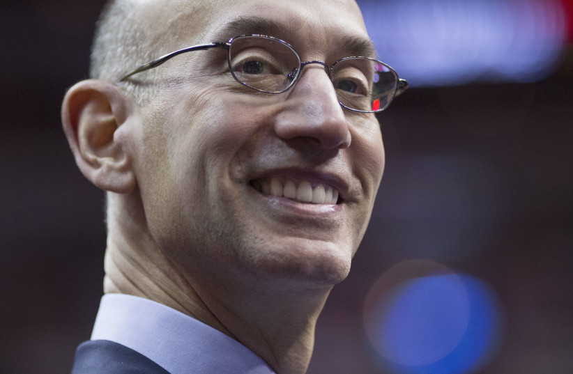 NBA Commissioner Adam Silver at a game between the Cleveland Cavaliers and Washington Wizards at Verizon Center on November 21, 2014 in Washington, DC. (photo credit: Keith Allison VIA WIKIMEDIA COMMONS)
