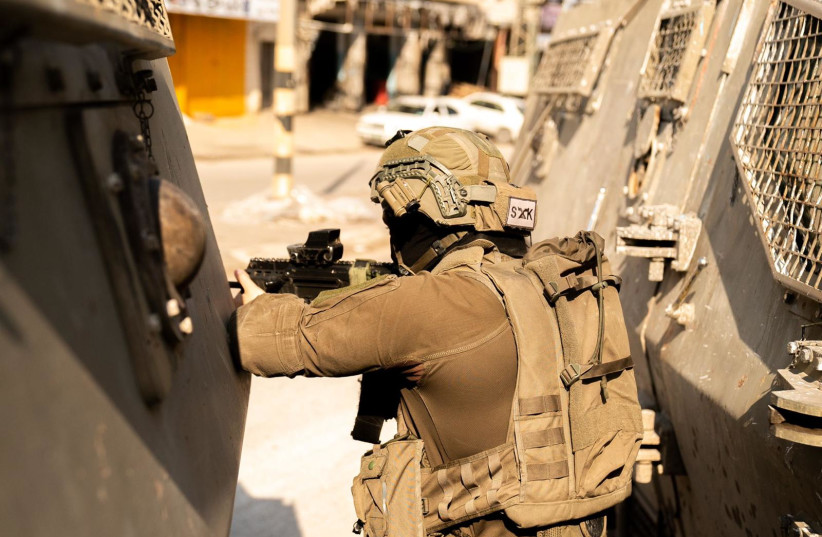  Israeli military forces operate in the West Bank on November 12, 2022  (photo credit: IDF SPOKESPERSON'S UNIT)