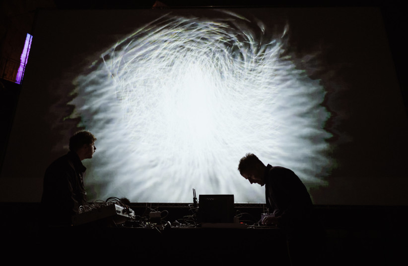  AUSTRIAN ARTIST MONOCOLOR featured in a digital audiovisual performance. (credit: DOR KEDMI)