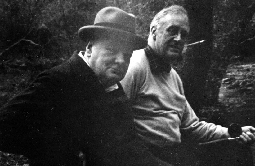  FRANKLIN ROOSEVELT and Winston Churchill – did they fail European Jewry?  (photo credit: Wikimedia Commons)