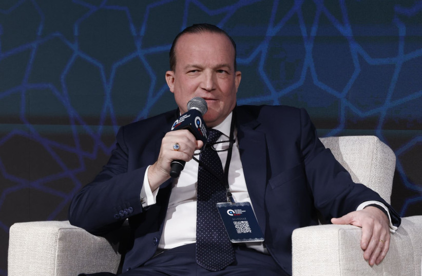  Dr. Raphael Nagel, Chairman and Founder of the Abrahamic Business Circle, at the Morocco Global Investment Forum. (photo credit: MARC ISRAEL SELLEM)