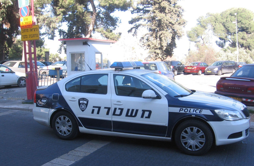  Israel Police squad car. (photo credit: Wikimedia Commons)