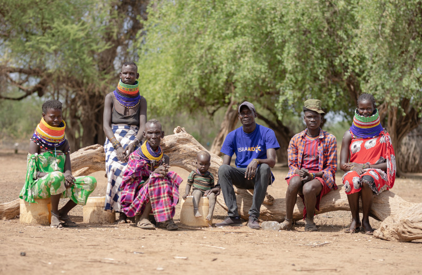  IsraAID's team visiting the local host community in Turkana West, Kenya. (credit: IsraAID/Lameck Ododo)