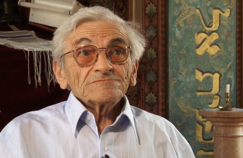  Moris Albahari, shown in a documentary about his story called “Saved by Language,” was a pillar of Sarajevo's Jewish community. (photo credit: Courtesy of Brian Kirschen)