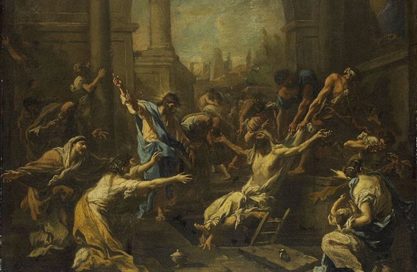  Alessandro Magnasco's The Raising of Lazarus, created circa 1715–1740 (photo credit: Wikimedia Commons)