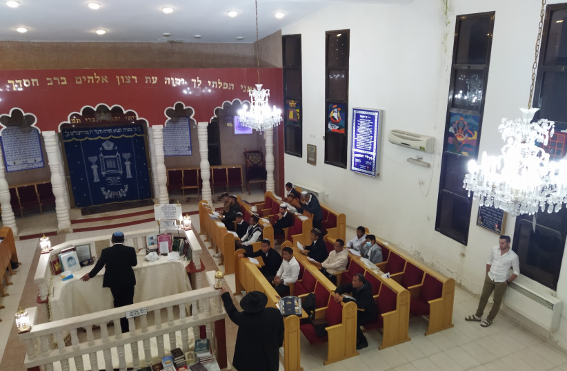  The Bnai Menashe community's newest Eliyahu Hanavi Synagogue, the first in the Bnai Menashe community. (photo credit: COURTESY SHAVEI ISRAELI)