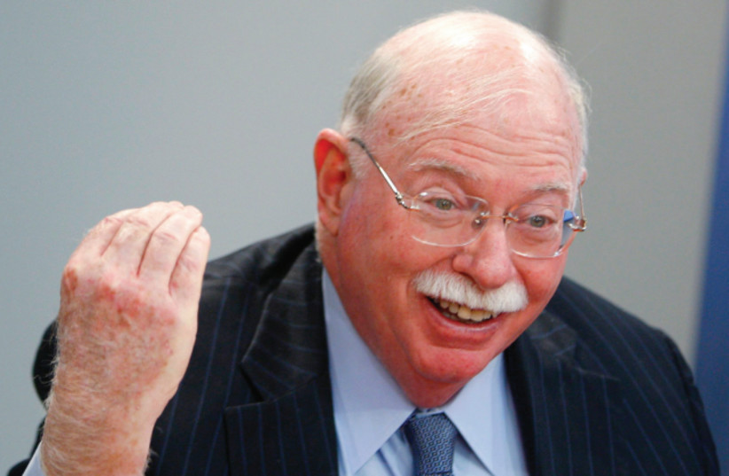  Michael Steinhardt, hedge fund mogul and major financial backer of secular Jewish causes, at the Reuters Investment Summit in New York in 2008.  (photo credit: BRENDAN MCDERMID/REUTERS)