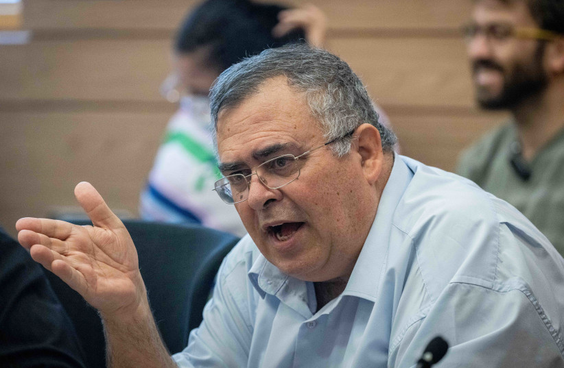 MK David Bitan attends an Arrangements Committee meeting at the Knesset, the Israeli parliament in Jerusalem on June 23, 2021. (photo credit: YONATAN SINDEL/FLASH90)