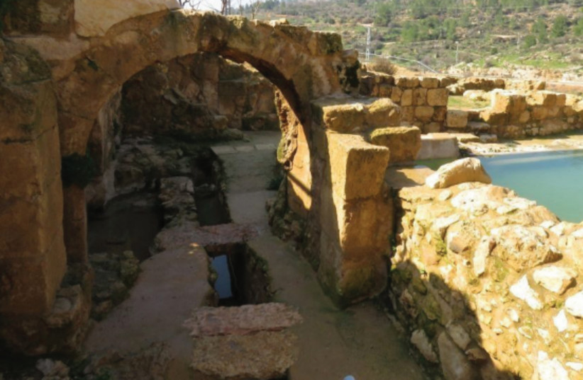  THE KESHET pool at Ein Hanya. (credit: YANIV COHEN/NATURE AND PARKS AUTHORITY)