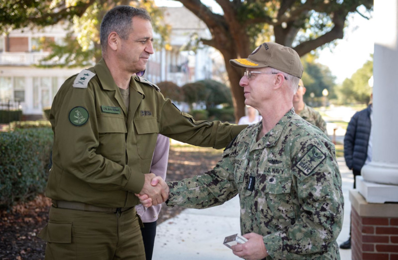  IDF Chief of Staff Aviv Kohavi pictured during his trip to the United States in November 2022 (credit: IDF SPOKESPERSON'S UNIT)