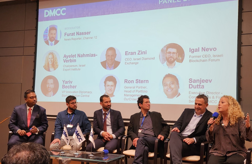  The DMCC's "Made for Trade Live” at the Tel Aviv Stock Exchange Conference (photo credit: Courtesy "Made for Trade Live" participant, with permission)