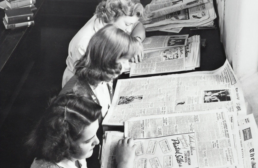  IT IS perhaps difficult to grasp the role and power that newspapers played in the pre-Internet era. (photo credit: Museums Victoria/Unsplash)