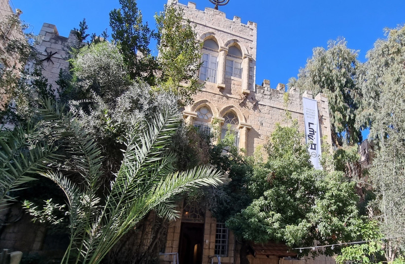 A view of the Jerusalem Artists' House. (credit: MAYA MARGIT/THE MEDIA LINE)