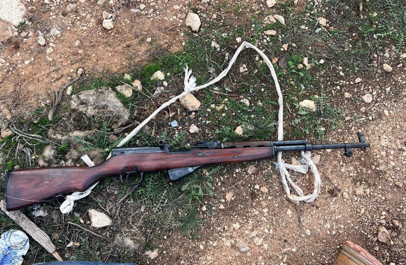  Firearm used in shooting attack on IDF soldiers near Ofra, December 7, 2022 (credit: IDF SPOKESPERSON'S UNIT)