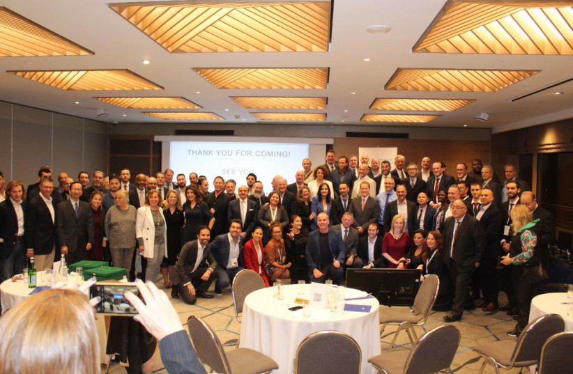  Attendees at the Abrahamic Business Circle Investor Roundtable in Tel Aviv. (credit: Courtesy of the Abrahamic Business Circle)