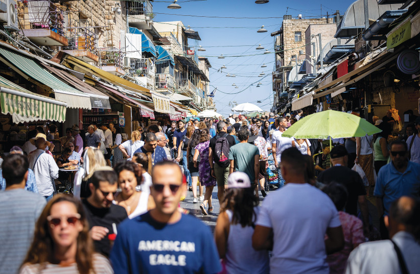  ALONG THE lines of encouraging aliyah is the value of making Israel the home of all Jewish people, says the writer. (photo credit: YONATAN SINDEL/FLASH90)
