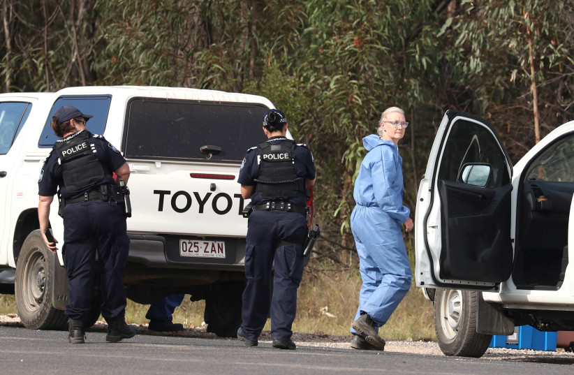  Two police officers among six killed in gunfight in rural Australia (photo credit: REUTERS)