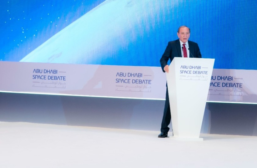Dr. George Friedman, founder and chairman of Geopolitical Futures at the US Naval Institute, at the Abu Dhabi Space Debate on December 5, 2022. (credit: ABU DHABI SPACE DEBATE)