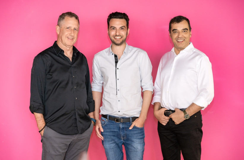  Photo: (left to right) AI21 Labs co-founder and co-CEO Yoav Shoham; co-founder and co-CEO Ori Goshen; co-founder and chairman Amnon Sha'ashua (photo credit: ROY SHOR)