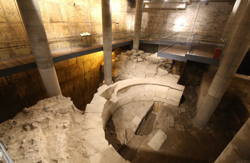  Western Wall Tunnels (photo credit: WESTERN WALL HERITAGE FOUNDATION)