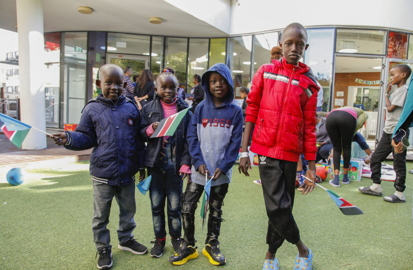  The children – Gai, 8, Habiba, 6, Phillip, 5, and Joel, 5 – arrived in Israel and will have surgery on December 21st. (photo credit: SAVE A CHILD'S HEART)